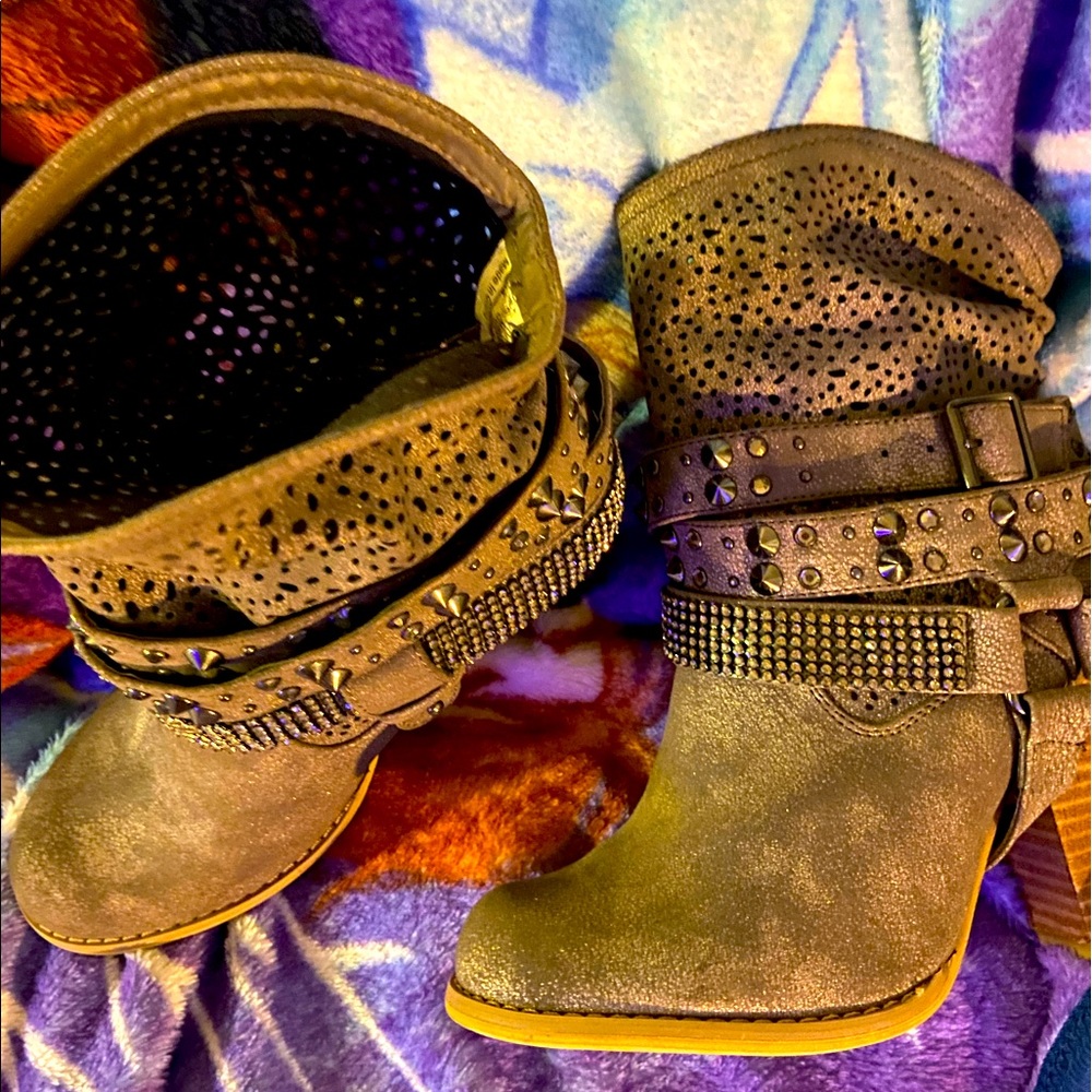 Bedazzled Boots with straps